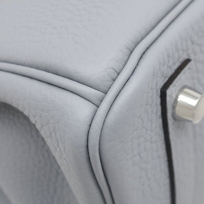 Hermes Handbag Birkin 30 Togo Gripin Tan Silver Hardware Never Used Gray K