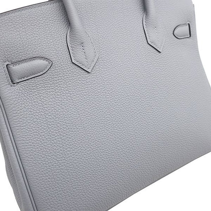 Hermes Handbag Birkin 30 Togo Gripin Tan Silver Hardware Never Used Gray K