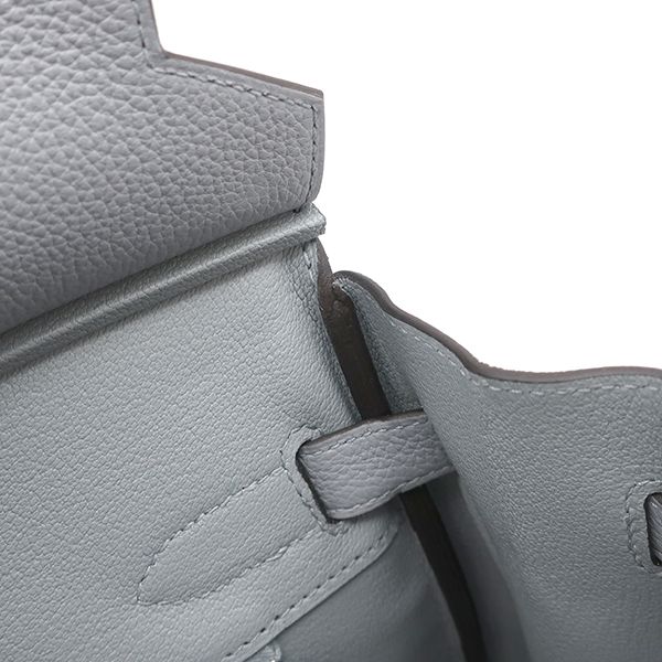 Hermes Handbag Birkin 30 Togo Gripin Tan Silver Hardware Never Used Gray K