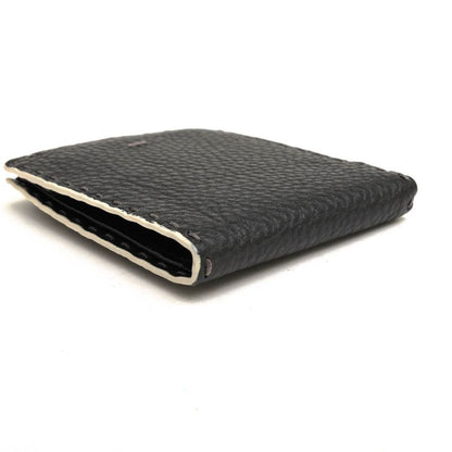 Fendi Wallet Men Wallet Leather Genuine Black 7m0194 74p Coin Wallet Cuoio