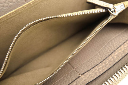 Fendi Long Wallet Women Leather Genuine Leather Gray 8m0374 Selleria Unisex