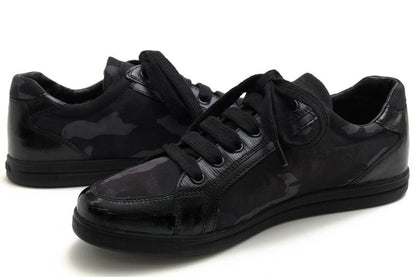 Prada Shoes Sneakers Shoes Low Cut Ladies Women Women's Nylon Leather Genuine