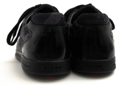 Prada Shoes Sneakers Shoes Low Cut Ladies Women Women's Nylon Leather Genuine
