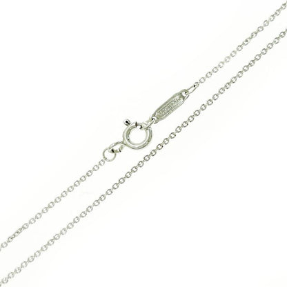 Tiffany & Co Silver Return to Mini Double Heart Necklace 3.4g 925 Engraved