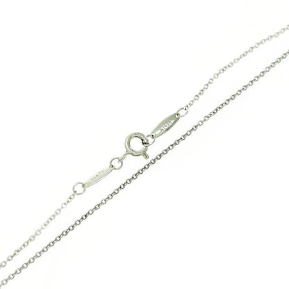 Tiffany & Co Silver Elsa Peretti Open Heart Mini Necklace 1.7g 925 Engraved