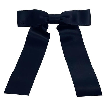 Chanel Barrette - Black And Silver Ribbon
