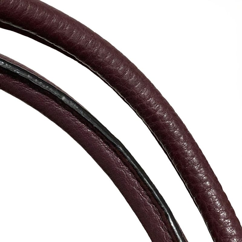 Prada Handbag - Purple Leather Tag Leather