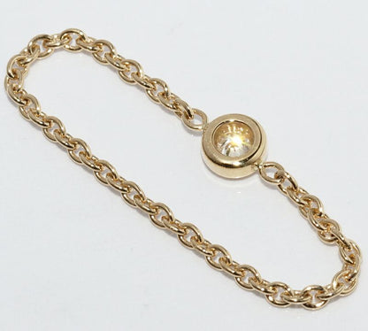 Dior Ring 18K Yellow Gold Diamond 1P Mimiwi Ring Js0095001