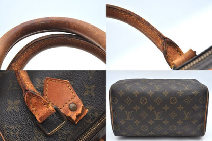 Louis Vuitton Monogram Speedy 25 Boston Handbag M41528 LV Junk 2232n