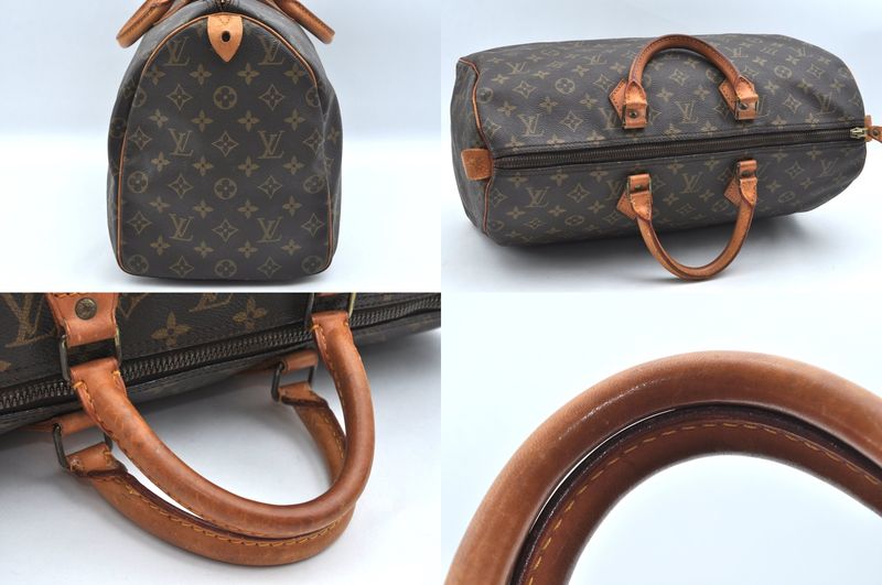 Louis Vuitton Monogram Speedy 40 Hand Boston Bag M41522 LV 2641n