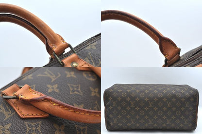 Louis Vuitton Monogram Speedy 40 Hand Boston Bag M41522 LV 2641n