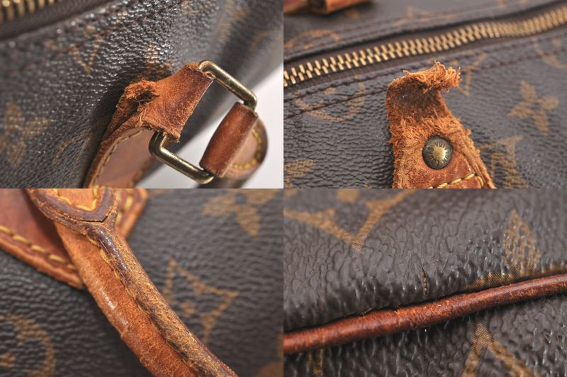 Louis Vuitton Monogram Speedy 35 Hand Boston Bag M41524 LV Junk 3513n