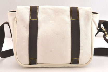 Louis Vuitton Antigua Buzas PM Shoulder Cross Bag White M40042 LV 3529n