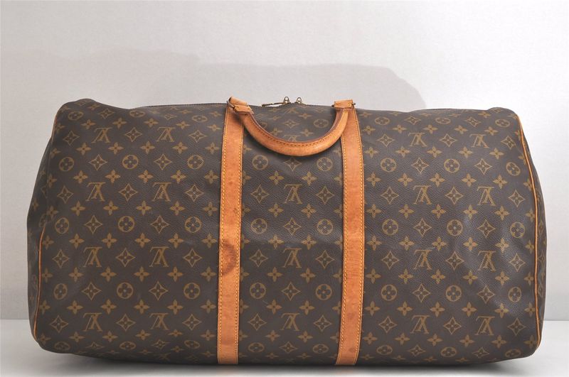 Louis Vuitton Monogram Keepall 60 Travel Boston Bag M41422 LV 3530n