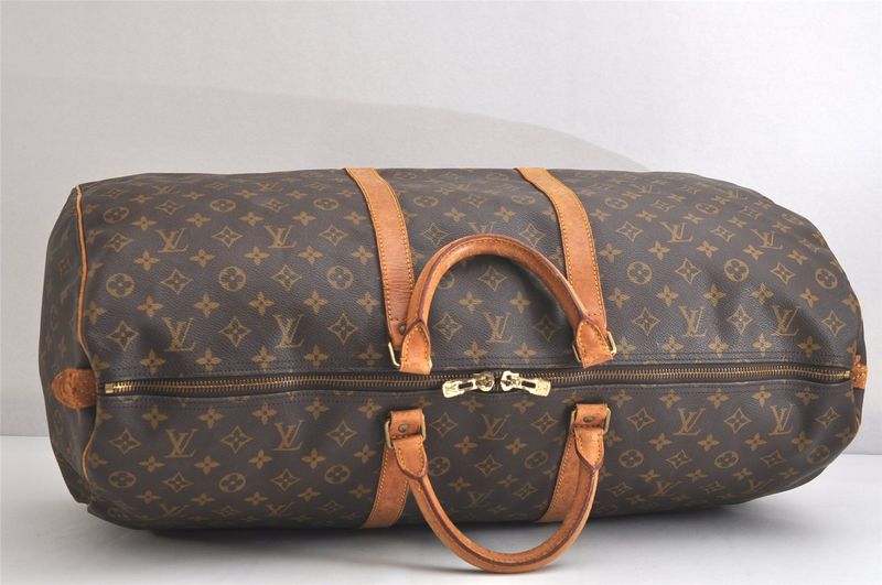Louis Vuitton Monogram Keepall 60 Travel Boston Bag M41422 LV 3530n