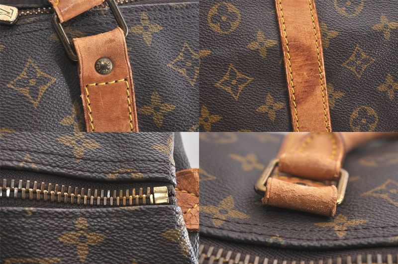 Louis Vuitton Monogram Keepall 60 Travel Boston Bag M41422 LV 3530n