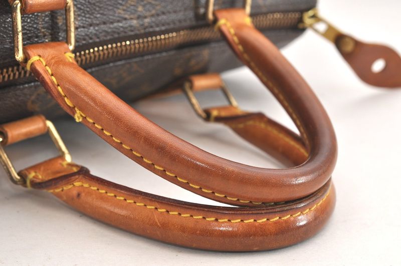 Louis Vuitton Monogram Speedy 25 Boston Handbag M41528 LV 3590n