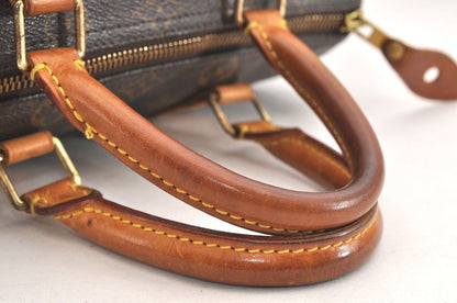 Louis Vuitton Monogram Speedy 25 Boston Handbag M41528 LV 3590n