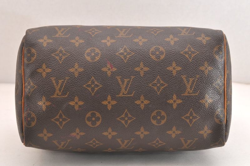 Louis Vuitton Monogram Speedy 25 Boston Handbag M41528 LV 3590n