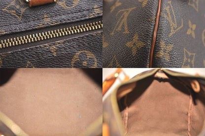 Louis Vuitton Monogram Speedy 30 Hand Boston Bag M41526 LV 3593n