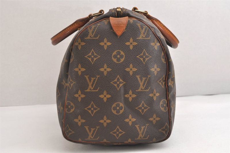 Louis Vuitton Monogram Speedy 30 Hand Boston Bag M41526 LV 3593n