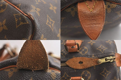 Louis Vuitton Monogram Speedy 30 Hand Boston Bag M41526 LV 3593n