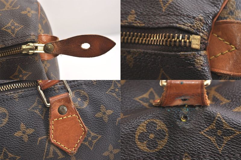 Louis Vuitton Monogram Speedy 30 Hand Boston Bag M41526 LV 3593n