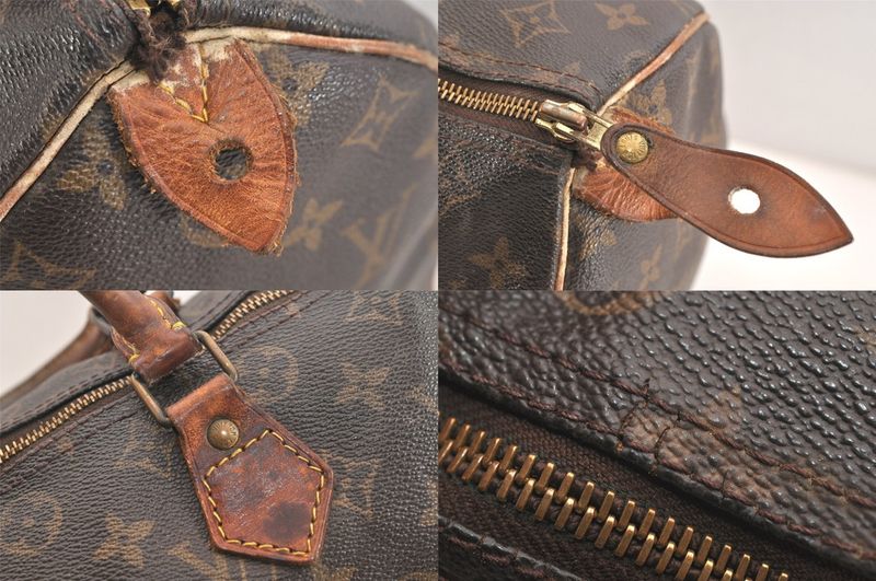 Louis Vuitton Monogram Speedy 30 Hand Boston Bag M41526 LV 3621n
