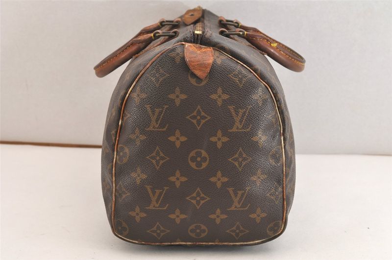 Louis Vuitton Monogram Speedy 30 Hand Boston Bag M41526 LV 3621n