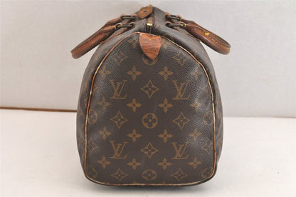 Louis Vuitton Monogram Speedy 30 Hand Boston Bag M41526 LV 3621n