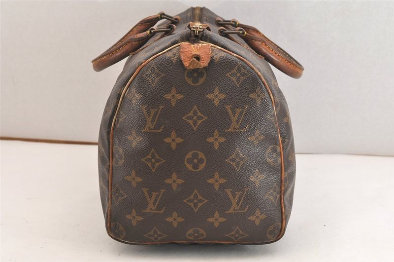 Louis Vuitton Monogram Speedy 30 Hand Boston Bag M41526 LV 3621n