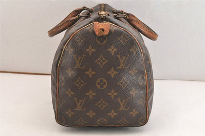 Louis Vuitton Monogram Speedy 30 Hand Boston Bag M41526 LV 3621n