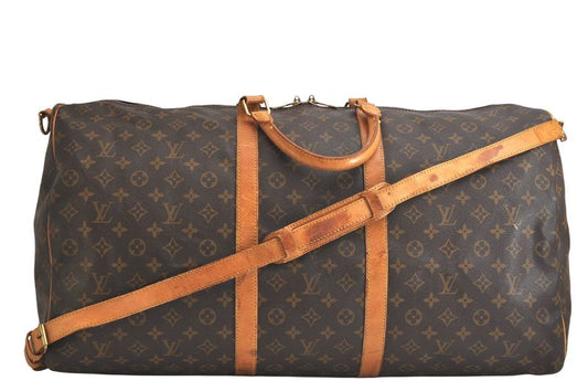 Louis Vuitton Monogram Keepall Bandouliere 60 M41412 Boston Bag 3649n