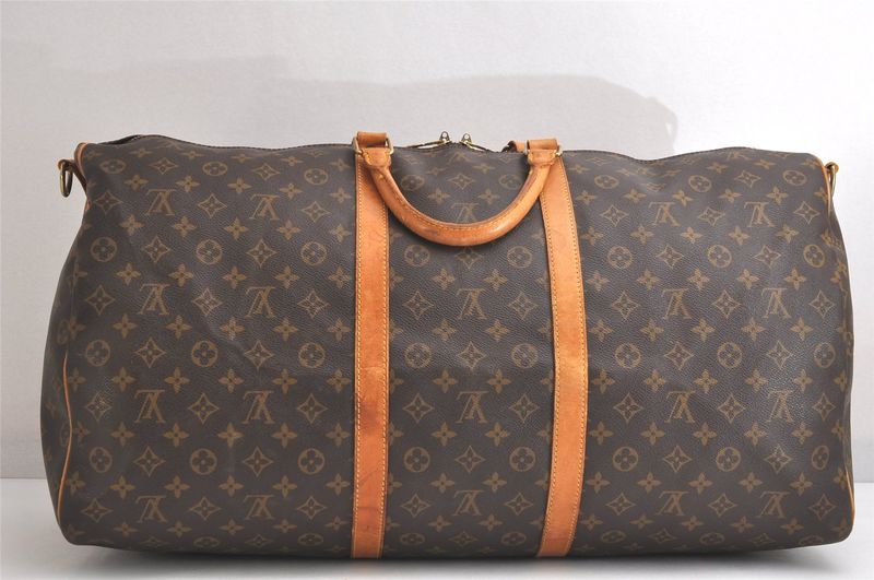 Louis Vuitton Monogram Keepall Bandouliere 60 M41412 Boston Bag 3649n