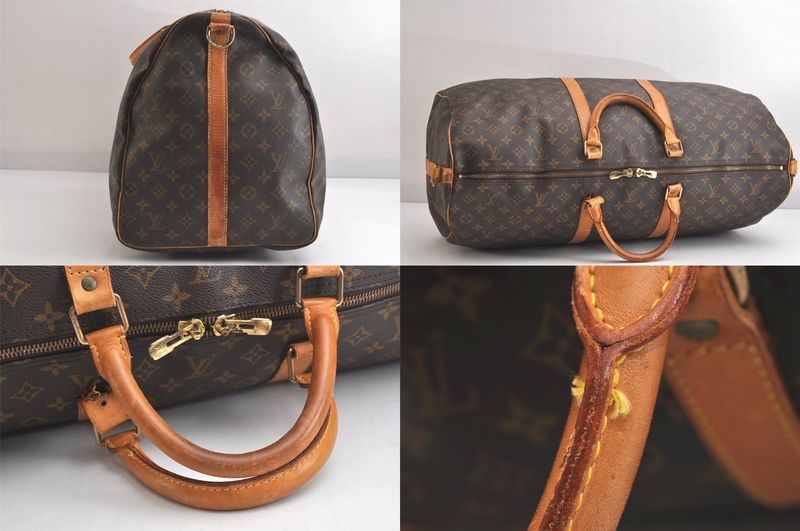Louis Vuitton Monogram Keepall Bandouliere 60 M41412 Boston Bag 3649n