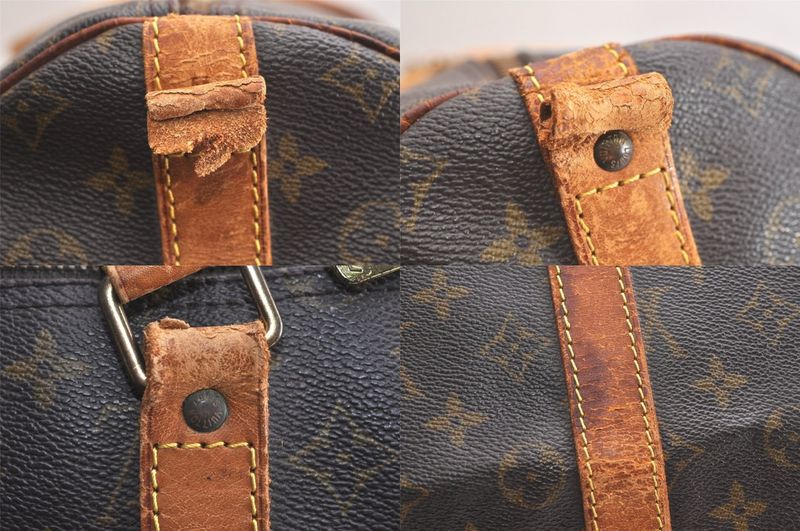 Louis Vuitton Monogram Keepall Bandouliere 55 M41414 Boston Bag Junk 3692n