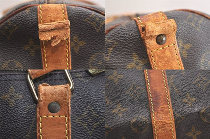 Louis Vuitton Monogram Keepall Bandouliere 55 M41414 Boston Bag Junk 3692n