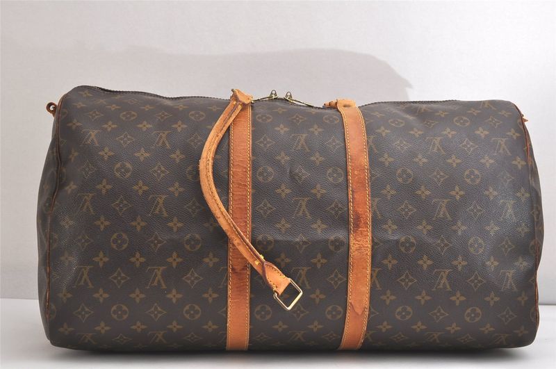 Louis Vuitton Monogram Keepall Bandouliere 55 M41414 Boston Bag Junk 3692n