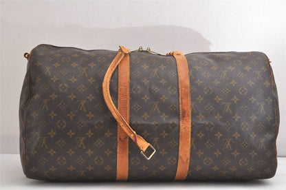 Louis Vuitton Monogram Keepall Bandouliere 55 M41414 Boston Bag Junk 3692n