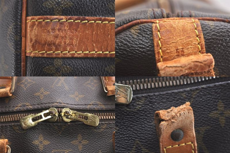 Louis Vuitton Monogram Keepall Bandouliere 55 M41414 Boston Bag Junk 3692n