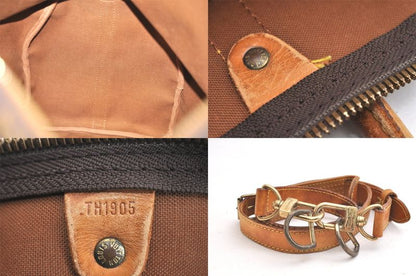 Louis Vuitton Monogram Keepall Bandouliere 55 M41414 Boston Bag Junk 3692n