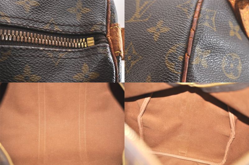 Louis Vuitton Monogram Keepall Bandouliere 55 M41414 Boston Bag Junk 3692n