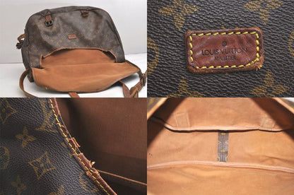 Louis Vuitton Monogram Saumur 43 Shoulder Cross Bag M42252 LV 3826n
