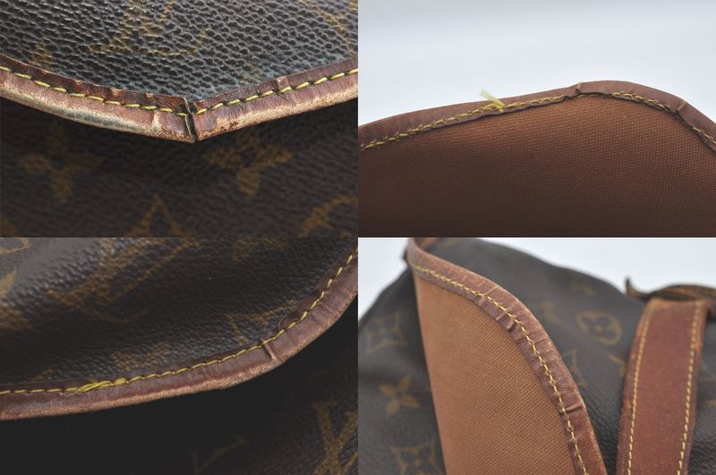 Louis Vuitton Monogram Saumur 43 Shoulder Cross Bag M42252 LV 3826n