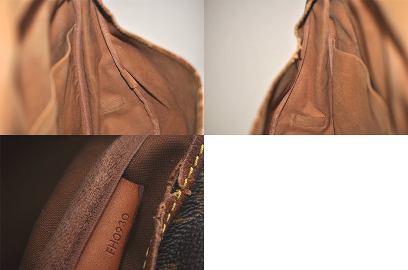 Louis Vuitton Monogram Saumur 43 Shoulder Cross Bag M42252 LV 3826n