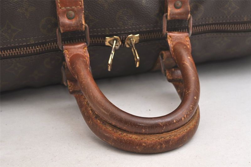 Louis Vuitton Monogram Keepall 45 Travel Boston Bag Old Shape LV 3895n