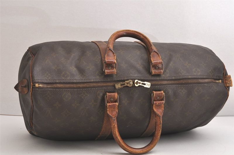 Louis Vuitton Monogram Keepall 45 Travel Boston Bag Old Shape LV 3895n