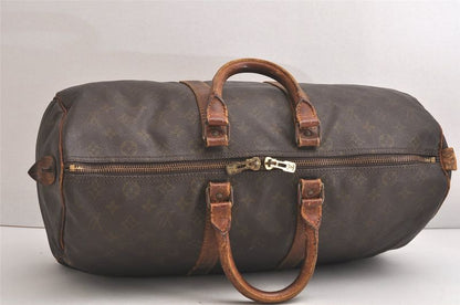 Louis Vuitton Monogram Keepall 45 Travel Boston Bag Old Shape LV 3895n