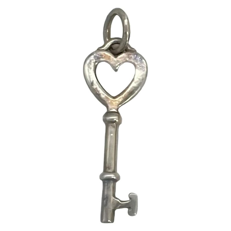 Tiffany & Co Pendant Top Heart Key In Silver