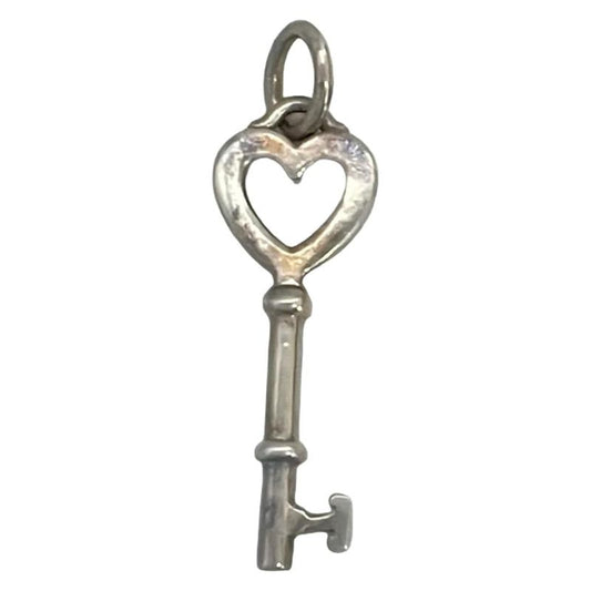 Tiffany & Co Pendant Top Heart Key In Silver